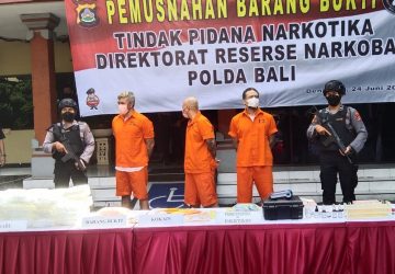 Polda Bali Musnahkan 39 Kg Narkoba Senilai Rp56 Miliar, Hasil Pengungkapan 2022