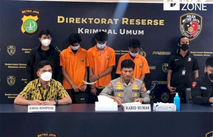 Polisi Tangkap Kawanan Begal yang Beraksi Gunakan Air Keras