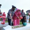 Polres Inhil Upacara Ziarah dan Tabur Bunga di Taman Makam Pahlawan