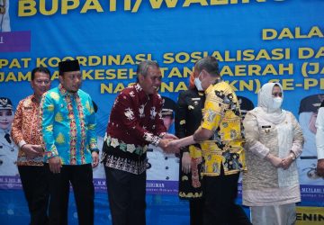 Pj. Bupati Kampar Hadiri Rakor Sosialisasi, Dan Rekonsiliasi Program Jamkesda, Serta JKN Se-provinsi Riau Tahun 2022