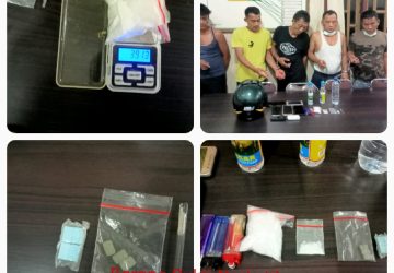 Polsek Bagan Sinembah Ringkus 5 Orang Terjerat Ektasi dan Sabu-sabu, Berawal di Depan Allitista Karaoke Family
