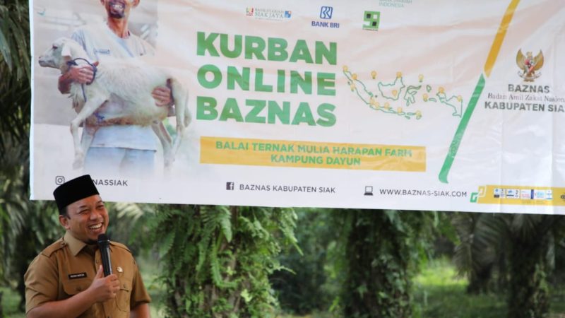 Baznas Pusat salurkan 100 Ekor Domba untuk Baznas Kabupaten Siak
