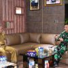 Sebelum Operasi PAMTAS Wilayah Papua, Danyonif 132/BS Silaturahmi dengan PJ Bupati Kampar