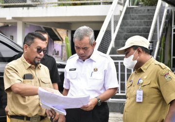 Pj Bupati Kampar Telusuri Drainase Penyebab Banjir Kota Bangkinang