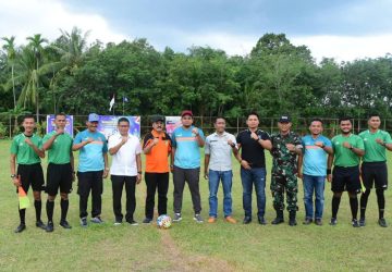 Bangkitkan Semangat Olahraga, Karang Taruna Kecamatan Bantan Gelar Turnamen Sepak Bola