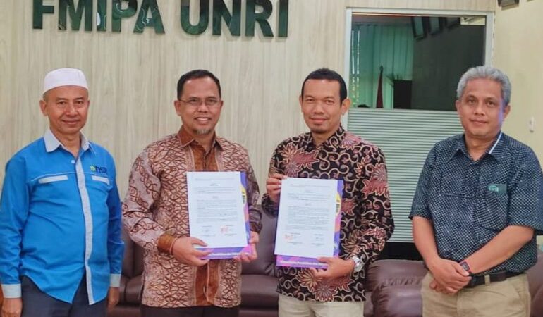 Wujudkan Pengembangan Kampus, Polbeng dan FMIPA UNRI Jalin Kerjasama