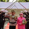 Personil Polres Nias Menyambut Baik Polres Nias dan Ketua Bhayangkari Cabang Nias yang Baru