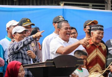 Wabup H Bagus Santoso Meriahkan Event Lomba Mancing Mania di Siak Kecil