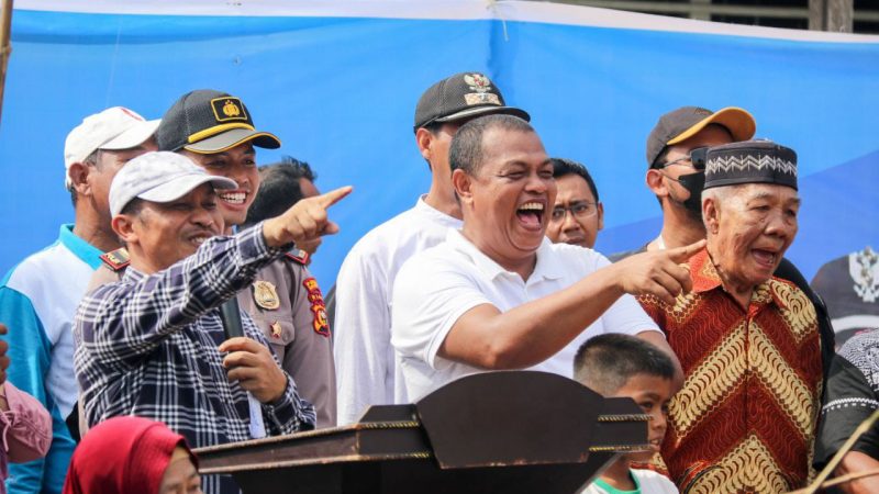 Wabup H Bagus Santoso Meriahkan Event Lomba Mancing Mania di Siak Kecil