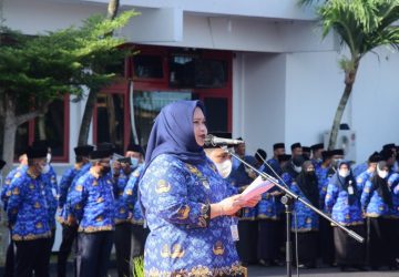 Bupati Kasmarni Menjadi Inspektur Upacara Peringatan Hari Kesadaran Nasional, Siaga Darurat Bencana