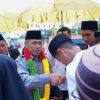 Kadispora Kampar Muhammad Yasir lakukan Peletakan Batu Pertama Pembangunan Pondok Pesantren Ibadurrahman Desa Tanjung Alai