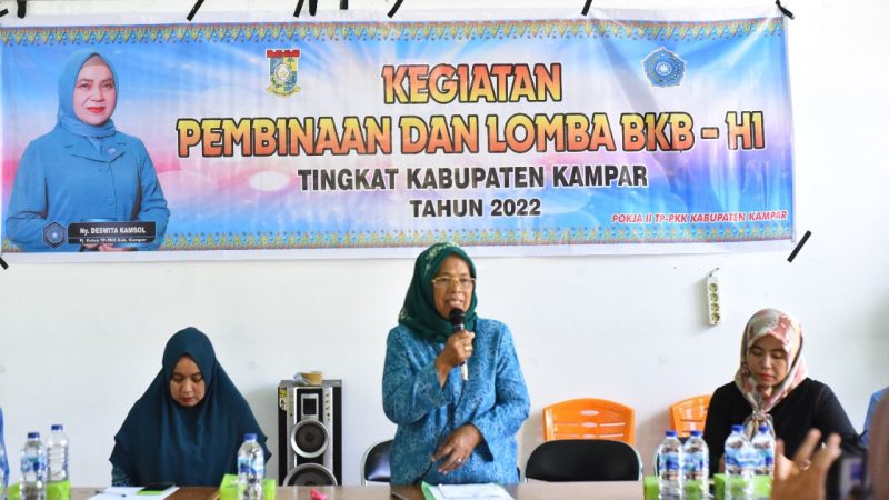 TP-PKK Kabupaten Kampar Adakan Sosialisasi Bina Keluarga Balita di Desa Suram