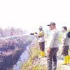 Meski Titik Api Nihil, Polsek Bangko Tetap Lakukan Pendinginan di Titik Hospot di Jl. Islamik Center Kep. Labuhan Tangga Hilir