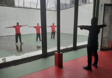 Wujud Pemenuhan Hak, WBP Blok Pengendali  Narkoba Olahraga dan Berkomunikasi Dengan Keluarga