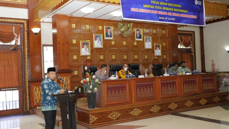 Wabub Siak Buka FGD Terkait Sanitasi Berbasis Masyarakat