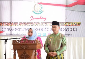 Kejati Riau Bersama Bupati Bengkalis Resmikan Rumah Restorative Justice Pertama di Bengkalis Bertempat di Kantor Desa Bantan Tua