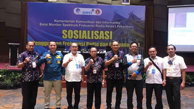 Kominfo Rohul Ikuti Sosialisasi Penggunaan Frekuensi Radio dan Pelayanan ISR