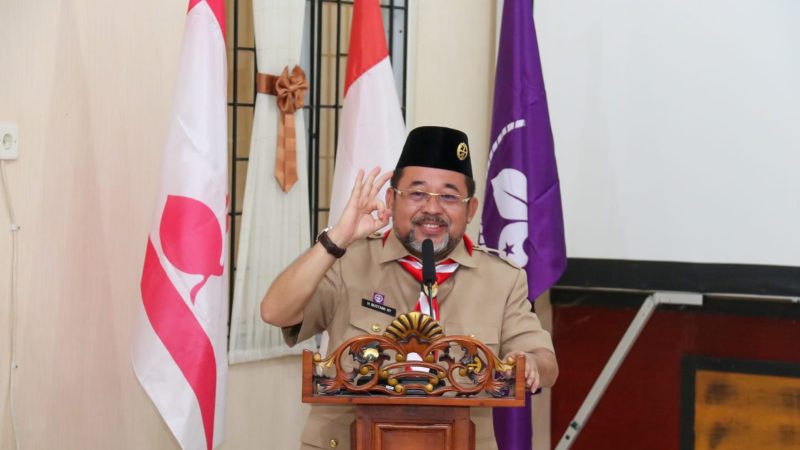 Ketua Kwarcab Pramuka Bengkalis H Bustami HY, Melantik Pengurus Gerakan Pramuka Kwartir Ranting Rupat