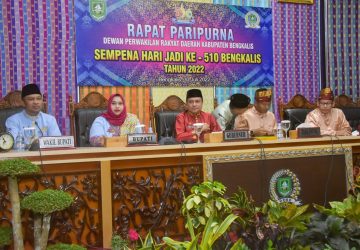 Sempena Peringatan Hari Jadi Bengkalis ke-510, Pemkab Bengkalis Menggelar Sidang Paripurna Istimewa Membangun Negeri