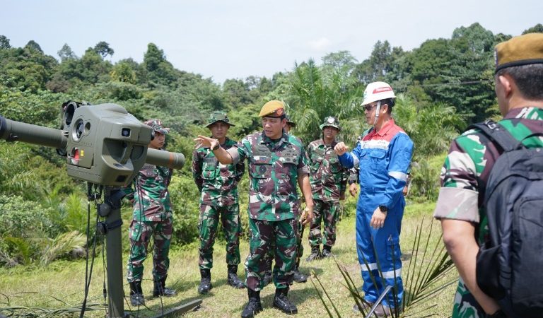 Latih Kesiapsiagaan Pengamanan Obvitnas, Arhanud 13-PHR Gelar Latihan Gabungan