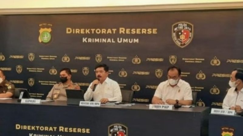 Polisi Tetapkan 30 Tersangka Mafia Tanah, 13 Orang Pegawai BPN