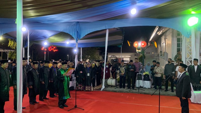Pj Bupati Kampar Hadiri Pelantikan dan Pengambilan Sumpah Dewan Hakim MTQ ke-40 Provinsi Riau di Rokan Hilir