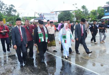 Bupati Bengkalis Kasmarni Hadiri Apel Tahunan Pondok Modern Nurul Hidayah