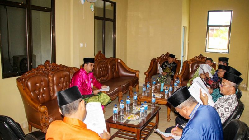 Camat Bantan Muthu Saily, Mengundang Tokoh Masyarakat Untuk Membicarakan tentang Peringatan Hari Jadi Kecamatan Bantan