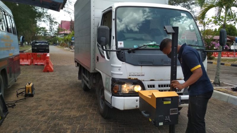 UPT Dishub Bengkalis Laksanakan Uji Berkala Kendaraan Bermotor Secara Keliling