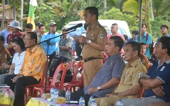 Memeriahkan HUT KEMRI ke-77 Tahun 2022, Bupati Nias Yaatulo Gulo Buka Secara Resmi Lomba Voli Plastik