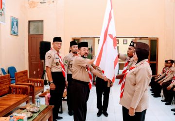 Bupati Lepas Kontingen Pramuka Kwartir Cabang Bengkalis Ikuti Jambore Nasional 2022 di Jakarta