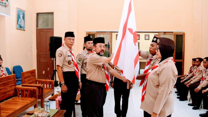 Bupati Lepas Kontingen Pramuka Kwartir Cabang Bengkalis Ikuti Jambore Nasional 2022 di Jakarta