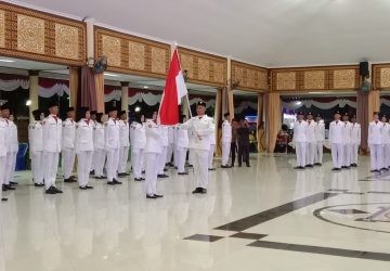 Bupati Kasmarni Kukuhkan 75 Anggota Paskibraka Kabupaten Bengkalis