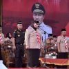 Bupati Bengkalis Kasmarni Pimpin Upacara Hari Pramuka ke-61 Tahun 2022