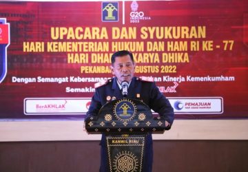 Peringatan Hari Dharma Karya Dhika ke-77, Kakanwil Sampaikan Pesan Tegas