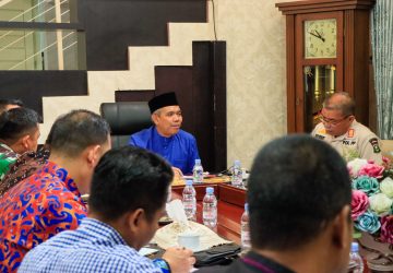 Pertambangan Liar Galian C Marak, Pj Bupati Kampar Rakor Bersama Forkopimda