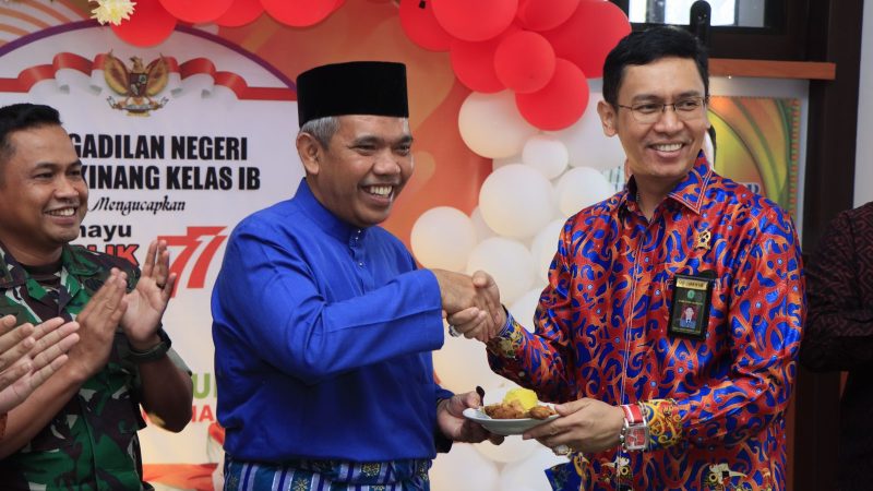 Hadiri Syukuran HUT Mahkamah Agung RI ke-77, Pj Bupati Kampar: Mari kita Bersinergi, Wujudkan Keadilan dan Kedamaian Masyarakat