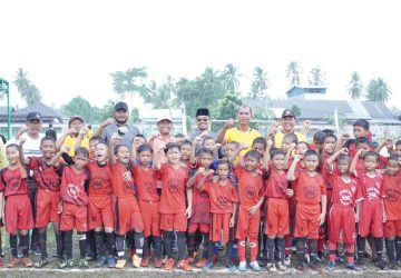Diikuti 16 Tim, Wakil Bupati Rohil Buka Turnamen Sepakbola Usia Dini Piala Camat Bangko