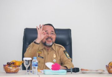 Bupati Bengkalis diwakili Sekretaris Daerah H. Bustami HY Membuka FGD Sinkronisasi Permasalahan dan Kebutuhan Inovasi Pulau Bengkalis