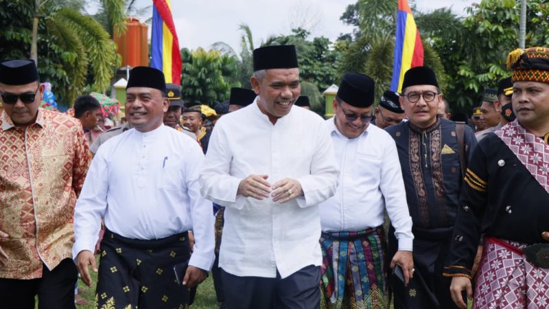 Halal Bihalal dengan Persukuan Domo Kenegerian Rumbio, Kamsol : Lestarikan Adat istiadat dan jadikan Hukum yang Kuat.