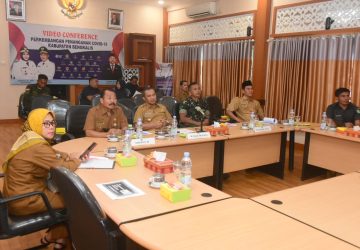 Bupati Bengkalis Ikuti Rapat Koordinasi Inflasi Daerah