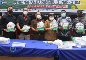 BNN Riau Lakukan Pemusnahan BB Narkoba, Hasil Tanggapan Aparat TNI