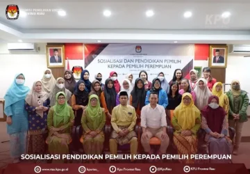 KPU Riau Sosialisasikan Pemilu Bagi Pemilih Perempuan