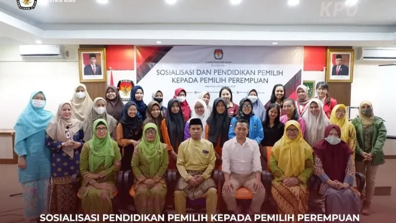 KPU Riau Sosialisasikan Pemilu Bagi Pemilih Perempuan
