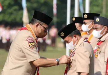 Ketua Kwarnas Mengajak Anggota Pramuka Selalu Berdedikasi
