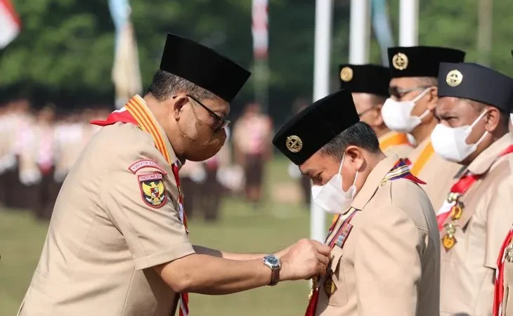 Ketua Kwarnas Mengajak Anggota Pramuka Selalu Berdedikasi