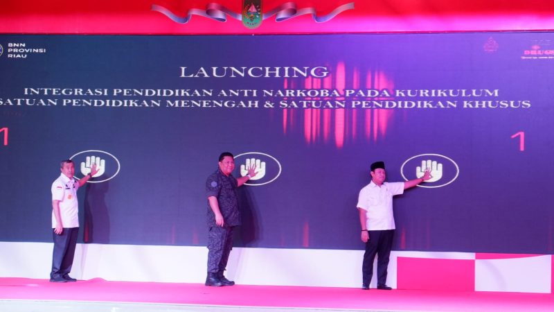 Peresmian Launching Integrasi Pendidikan Anti Narkoba Pada Kurikulum Satuan Pendidikan Menengah dan Satuan Pendidikan Khusus