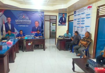 Gelar Rapat Pleno, Ketua DPC-PD Adakan Rapat Menyambut HUT PD ke-21 Tahun 2022