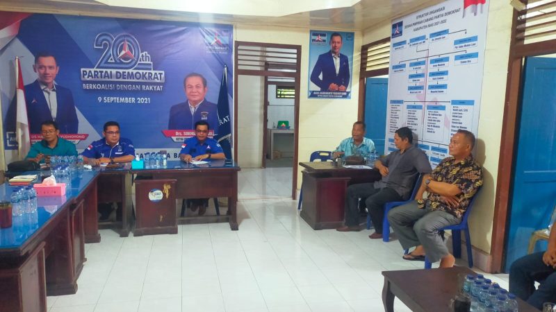 Gelar Rapat Pleno, Ketua DPC-PD Adakan Rapat Menyambut HUT PD ke-21 Tahun 2022