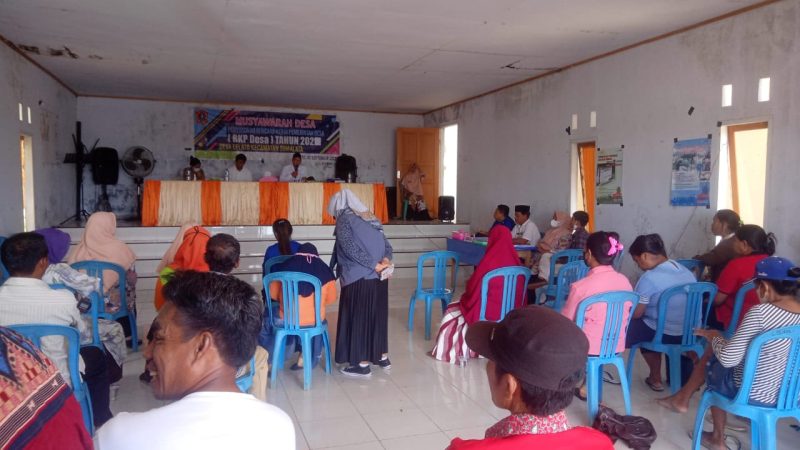 Kades Lelato Pada Kegiatan Musyawarah  RKPDes : Usulan dari Masing-masing Dusun Bisa Sesuai Dengan Kebutuhan Bukan Kemauan